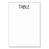 テーブルカード3.5X5 100ポンド テーブルナンバー (裏面)