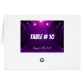 テーブルカード#10 – スポットライト結婚内/パーティー (裏面横)