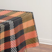 テーブルクロオレンジオータム秋感謝祭プレイド テーブルクロス (インサイチュ)