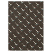 テーブルクロスのキジの茶色の感謝祭 テーブルクロス (正面)