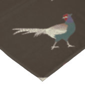 テーブルクロスのキジの茶色の感謝祭 テーブルクロス (アングル)