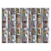 テーブルクロスのハイランドカウフォトコラージュ テーブルクロス (正面(横))