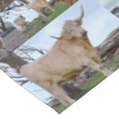 テーブルクロスのハイランドカウフォトコラージュ テーブルクロス (アングル)