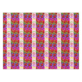 テーブルクロスのバレンタインデートテディベア テーブルクロス (正面(横))