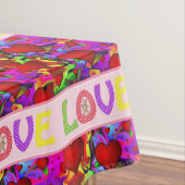 テーブルクロスのバレンタインデートテディベア テーブルクロス (インサイチュ)