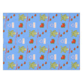 テーブルクロスのバレンタインデーベリーカエルの愛 テーブルクロス (正面(横))