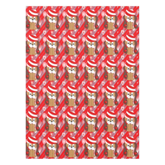 テーブルクロスのバレンタインデー テーブルクロス (正面)