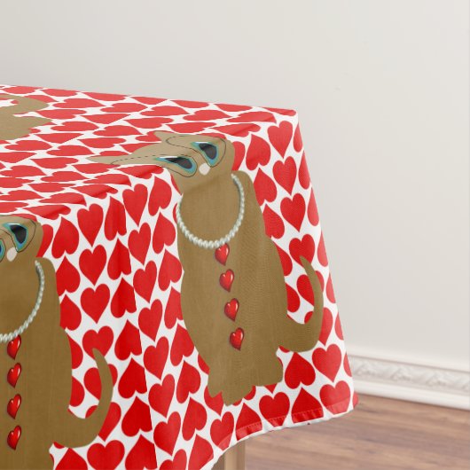 テーブルクロスのバレンタインデー テーブルクロス (インサイチュ)