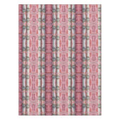 テーブルクロスのピンクのロック テーブルクロス (正面)