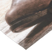 テーブルクロスのブーツカントリー素朴な西部衣服納屋 テーブルクロス (アングル)