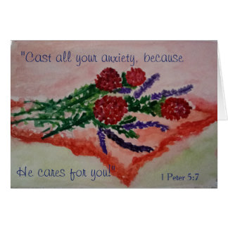 テーブルクロスの花