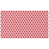 テーブルクロスの赤バラ花シームレスパターン テーブルクロス (正面(横))