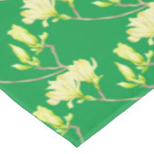 テーブルクロスの黄色いマグノリアス テーブルクロス (アングル)