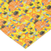 テーブルクロスイエローオレンジハートズスワン テーブルクロス (アングル)