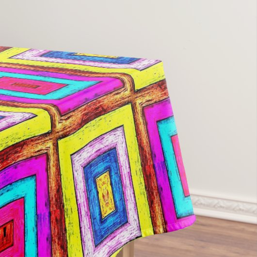 テーブルクロスカラフルカラーの正方形 テーブルクロス (インサイチュ)