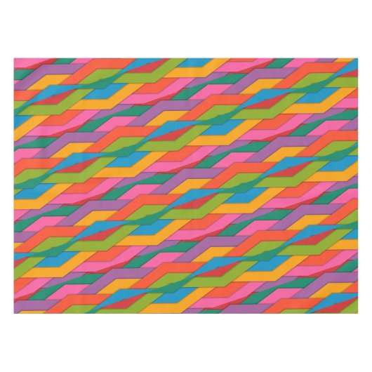 テーブルクロスカラフル三角形 テーブルクロス (正面(横))