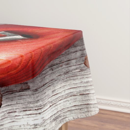 テーブルクロスカントリーウッド鍵トミーハートト素朴レ テーブルクロス (インサイチュ)