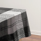 テーブルクロスクリスマスバッバロープレイド白黒クリスマ テーブルクロス (インサイチュ)