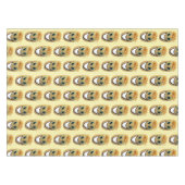 テーブルクロスストライプイエロフランスのポテト テーブルクロス (正面(横))