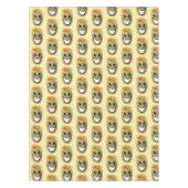 テーブルクロスストライプイエロフランスのポテト テーブルクロス (正面)