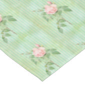テーブルクロスストライプグリーンフローラ テーブルクロス (アングル)