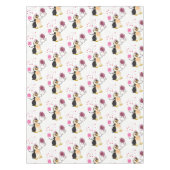 テーブルクロスバレンタインデペンギンハート テーブルクロス (正面)