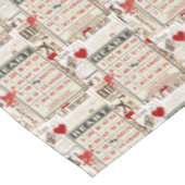 テーブルクロスバレンタインデーヴィンテージ テーブルクロス (アングル)