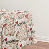 テーブルクロスバレンタインデーヴィンテージ テーブルクロス (インサイチュ)