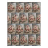 テーブルクロスバレンタインデーヴィンテージ テーブルクロス (正面)