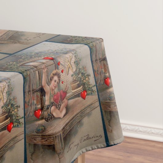 テーブルクロスバレンタインデーヴィンテージ テーブルクロス (インサイチュ)