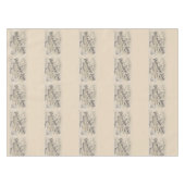 テーブルクロスフランスパリベージュブラック テーブルクロス (正面(横))