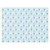 テーブルクロスブルーホワイトプレイド男の赤ちゃん テーブルクロス (正面(横))