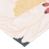 テーブルクロスベビーピンクコスモスオンネイビー テーブルクロス (アングル)