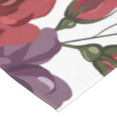 テーブルクロスホワイトローゼス金ゴールド幾何学模様 テーブルクロス (アングル)