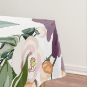 テーブルクロスホワイトローゼス金ゴールド幾何学模様 テーブルクロス (インサイチュ)