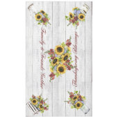 テーブルクロス大感謝祭恵み/友人 テーブルクロス (正面)