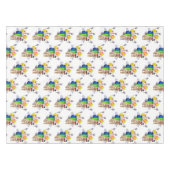 テーブルクロス子猫ドリンク妖精 テーブルクロス (正面(横))