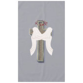 テーブルクロス家庭リネングレー背景 テーブルクロス (正面)