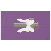 テーブルクロス家庭リネンパープル背景 テーブルクロス (正面(横))