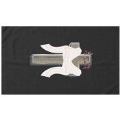 テーブルクロス家庭リネン黒の背景 テーブルクロス (正面(横))