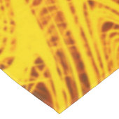 テーブルクロス抽象芸術ラインイエローフラワー テーブルクロス (アングル)