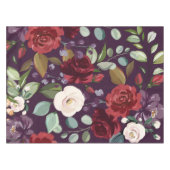 テーブルクロス梅パープルバラ金ゴールド幾何学模様 テーブルクロス (正面(横))