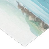 テーブルクロス海波ビーチ水色絵を描の テーブルクロス (アングル)