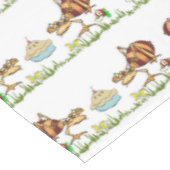 テーブルクロス白アリApple Pie Butterflyフローラ テーブルクロス (アングル)