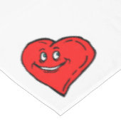 テーブルクロス白チーズピザパーティーイエローマウス テーブルクロス (アングル)