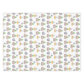 テーブルクロス白玉ねぎニンニクスープ料理 テーブルクロス (正面(横))