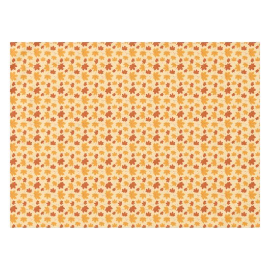 テーブルクロス秋の落ちる葉 テーブルクロス (正面(横))