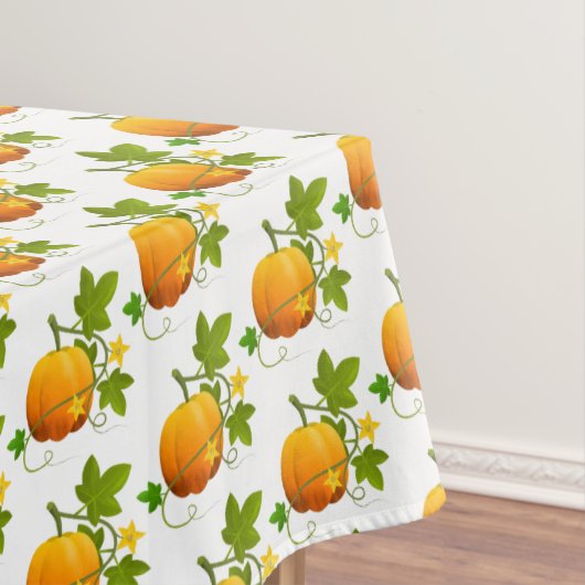 テーブルクロス秋パンプキンつる植物 テーブルクロス (インサイチュ)
