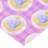 テーブルクロス紫の格子象 テーブルクロス (アングル)