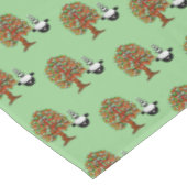 テーブルクロス緑の黒い羊の木 テーブルクロス (アングル)